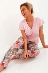 Cana night out blouse and pants womens pajama  Adomoo